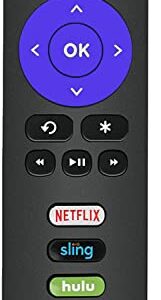 TCL/Roku TV Replacement Remote RC280 w/Volume Control Button