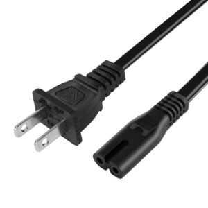 AC Power Cord Compatible Sony PS5/PS4/PS4 Slim/PS3 Slim&Super Slim, Xbox Series S/Series X, Xbox One S/X, PlayStation 5 PlayStation 4 Power Supply Cable Replacement