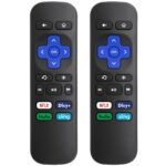 (2 Pack) Replacement Remote Control for Roku Express, for Roku Premiere, for Roku Box, for Roku Player, for Roku 1 2 3 4 -ã€NOT for Stick or TVã€‘