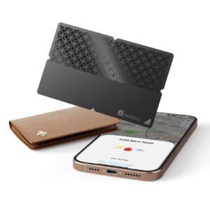 [Apple MFi Certified] Air-Tag (iOS Only) Bluetooth Tracker with Apple Find My, iPhone Smart Card Wallet Finder GPS Tracker, 5-10 Years Battery, Keys Finder and Item Locator for Keys, Bags, Passport