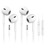 Antool Wired Earbuds,ã€Ultra Clear Calls & no Noise】 Headphones Earbuds Wired 3.5mm, in-Ear Earphones with Mic, Compatible with iPhone/iPad/Android/Laptop/PC ã€2 Pack】