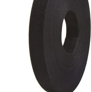 VELCRO Brand Cut to Length Straps Heavy Duty | 45 Ft x 3/4 in | ONE-WRAP Self-Gripping Double Sided Roll | Bundling Ties Fasten to Themselves for Secure Hold, VEL-30834-AMS, Black