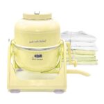WonderWash Portable Washing Machine for Apartment & Tiny Spaces - Manual Hand Clothes Washer with Retro Design - Clean Laundry Anywhere with Our Countertop, Non-Electric, Small Washer - Yellow