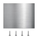 30" x 24" Stainless Steel Backsplash - Stove Backsplash Protector with Ultra Flat and Flushed Metal Back splash for Kitchen - Quick Install Kitchen Stove Panel