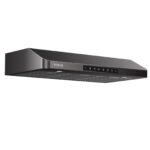 Under Cabinet Range Hood 36 inch, VIKIO HOME Hood Vents for Kitchen, Vent Hoods 36 inches with 980 CFM, Ducted/Ductless Convertible, 3 Speed Gesture Sensing, Stainless Steel