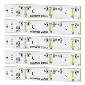 WR55X26671 LED Refrigerator Light Board GE refrigerator Part PS11767930 AP6035586(5 Pack)