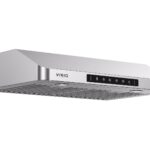 VIKIO HOME Range Hood 30 inch Under Cabinet,Kitchen Hood with 980CFM,3Speed Gesture Sensing&Touch Control Panel,Stainless Steel Kitchen Vent