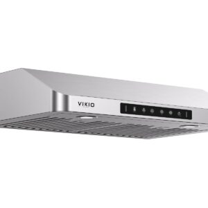 VIKIO HOME Range Hood 30 inch Under Cabinet,Kitchen Hood with 980CFM,3Speed Gesture Sensing&Touch Control Panel,Stainless Steel Kitchen Vent