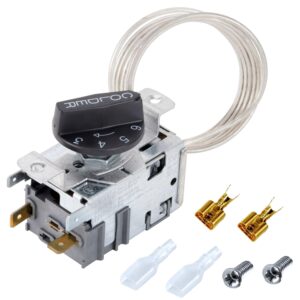 800393 Refrigerator Temperature Control Kit,Compatible with True Refrigerators Parts,Freezer Thermostat,Refrigerator Thermostat,Replace 800306,831932,461387,Fit TC,TSD,T Series,GDM,GEM,G4SM