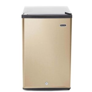 Whynter CUF-210SSG 2.1 Cubic Feet Energy Star Upright Freezer with Lock, Rose Gold