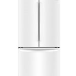 Winia WRFS26ABWD French Door Non-Dispenser Refrigerator, 26.1 Cu.Ft, White