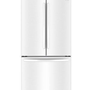 Winia WRFS26ABWD French Door Non-Dispenser Refrigerator, 26.1 Cu.Ft, White