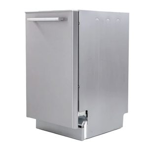 Avanti 18-Inch Dishwasher Machine with Top Control LED Display, Fits 8 Place Settings with 3 Wash Options, 6 Automatic Cycles Includes Rinse Aid Dispenser with Low Noise Rating, 53db, Stainless Steel
