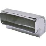 Aluminum HVAC Duct Pipe Elbow For Range Hood, 3-1/4 x 10-In.