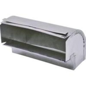 Aluminum HVAC Duct Pipe Elbow For Range Hood, 3-1/4 x 10-In.