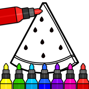 Kids Coloring Games - Coloring Pages, Drawing, Color Book