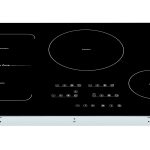 ZJEQB Induction Cooktop 4 Burner, 30 inch Built-in Electric cooktop, Flat Glass Top Stove with 5 Burners Bridge Function, Timer, Child Lock, Booster, Slider Level Control, Shutdown, Auto Pan Detection