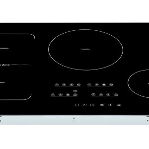 ZJEQB Induction Cooktop 4 Burner, 30 inch Built-in Electric cooktop, Flat Glass Top Stove with 5 Burners Bridge Function, Timer, Child Lock, Booster, Slider Level Control, Shutdown, Auto Pan Detection