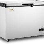 14.2 Chest Freezer Large Deep Freezer with 2 Removable Basket & 6 Level Adjustable Temperature(0.4°F To 50°F), Commercial Chest Freezer with Lock, Top Door Energy Saving for Garage, Silver