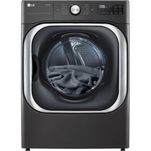 9.0 cu. ft. Mega Capacity Smart wi-fi Enabled Front Load Electric Dryer with TurboSteam™ and Built-In Intelligence