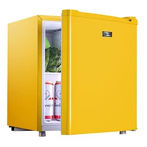 WANAI Compact Refrigerator 1.7 Cubic Ft Classic Retro Mini Fridge with 7 Adjustable Thermostat Control Refrigerator, Single Door Refrigerator for Kitchen Dorm Apartment Bar Office