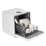 YardYonder Portable Dishwasher Compact Dishwasher Countertop with Faucet & Manual Water Tank(5L) Modes Water Inlet, Compact with More Space Inside,6 Programs for RV & Apartments, No Hookup Needeed