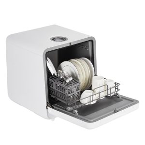 YardYonder Portable Dishwasher Compact Dishwasher Countertop with Faucet & Manual Water Tank(5L) Modes Water Inlet, Compact with More Space Inside,6 Programs for RV & Apartments, No Hookup Needeed