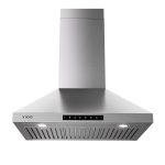 Wall Mount 36 Inch Range Hood 900 CFM, Ductless/Ducted Convertible Kitchen Hood, 3-speed Gesture Sensing & Touch Control, Stainless Steel Kitchen Vent Hood with Permanent Baffle Filters