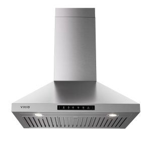 Wall Mount 36 Inch Range Hood 900 CFM, Ductless/Ducted Convertible Kitchen Hood, 3-speed Gesture Sensing & Touch Control, Stainless Steel Kitchen Vent Hood with Permanent Baffle Filters
