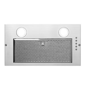 Zomagas Range Hood Insert 20 Inch, Built-in Kitchen Hood 900CFM, Ducted Range Hood with 5-Layer Grease Filter, Push Button Control, Vent Hood Insert w/ 3 Speed Fan, 2PCS Replaceable LED Lights