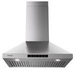 Wall Mount 30 Inch Range Hood 900 CFM, Ductless/Ducted Convertible Kitchen Hood, 3-speed Gesture Sensing & Touch Control, Stainless Steel Kitchen Vent Hood with Permanent Baffle Filters