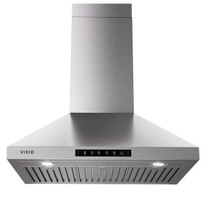 Wall Mount 30 Inch Range Hood 900 CFM, Ductless/Ducted Convertible Kitchen Hood, 3-speed Gesture Sensing & Touch Control, Stainless Steel Kitchen Vent Hood with Permanent Baffle Filters