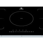 ZJEQB 36 in Electric Stove Induction Cooktop with 5 Booster Burners Including 2 Flexi Bridge Element in Black, Timer, Pause, Child Lock, Booster, Slider Level Control, Shutdown, Auto Pan Detection