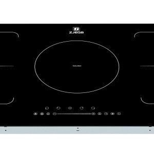 ZJEQB 36 in Electric Stove Induction Cooktop with 5 Booster Burners Including 2 Flexi Bridge Element in Black, Timer, Pause, Child Lock, Booster, Slider Level Control, Shutdown, Auto Pan Detection