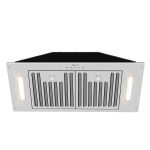 Akicon 30 Inch Range Hood Insert, Ultra Quiet Stainless Steel Ducted Insert/Built-in Kitchen Vent Hood with Powerful Suction, LED Lights and Dishwasher Safe Filters, 3-Speeds 600 CFM