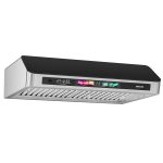 Under Cabinet Range Hood 30 Inch with Voice/Gesture/Touch Control, 900 CFM Kitchen Hood Vent with 4-Speed Exhaust Fan, Memory Mode, Adjustable Lights, Baffle Filters