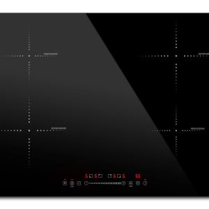 AMZCHEF Electric Cooktop 30 Inch with 4 BOOST Burners Bulid-in Induction Cooktop, 220V-240V/7200W 9 Levels Stove Control by Slide Touch, Child Safety Lock, Pause,Timer and Overheat Protection, No plug