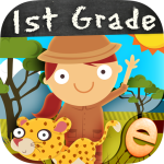 Animal Math First Grade Math Games for First Grade and Early Learners Free First Grade Games for Kids in Kindergarten 1st 2nd Grade Learning Numbers, Counting, Addition and Subtraction