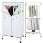 Uten Clothes Dryer Machine, Laundry Drying Wardrobe with Timer, Electric Clothes Drying Rack and Dryer for Apartments, Home