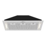 Akicon 36 Inch Range Hood Insert, Ultra Quiet Stainless Steel Ducted Insert/Built-in Kitchen Vent Hood with Powerful Suction, LED Lights and Dishwasher Safe Filters, 3-Speeds 600 CFM