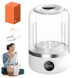Underwear Washer, Portable Rechargeable Mini Washing Machine for Underwear, Ultrasonic Portable Washer Rechargeable Cordless Small Laundry Machine Ideal for Home (Upgraded version)