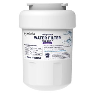 Amazon Basics Replacement Water Filter Cartridge Compatible with GE MWF Refrigerator- Pack of 1, Premium Filtration