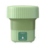 ZNOOOE,Portable washing Machine,Foldable Mini Washing Machine, Small Washer for Baby Clothes, Underwear or Small Items, Apartment, Dorm, Camping, RV Travel laundry- Gift Choice, Green