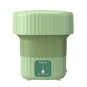 ZNOOOE,Portable washing Machine,Foldable Mini Washing Machine, Small Washer for Baby Clothes, Underwear or Small Items, Apartment, Dorm, Camping, RV Travel laundry- Gift Choice, Green
