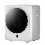 VCJ Portable Clothes Dryer for Apartment, 10lbs Compact Electric Laundry Dryer with Stainless Steel Tub, 1.5 cu.ft Suitable for Apartments, Dorm, RVS