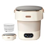 Yisowy Portable Mini Washing Machine 15L with Upgraded Spin Basket, Compact Clothes Washer for Underwear, Baby Clothes & Small Items, Ideal for Home, Apartments, RV Tours, Dormitories & Hotels