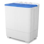 Auertech 20 Lbs Portable Washing Machine, Portable Washer for Apartment with 12 Lbs Washer, 8 Lbs Spinner, Mini Compact Top Load Washing Machine for RV Dorm