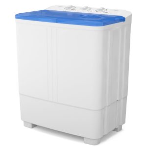 Auertech 20 Lbs Portable Washing Machine, Portable Washer for Apartment with 12 Lbs Washer, 8 Lbs Spinner, Mini Compact Top Load Washing Machine for RV Dorm