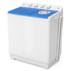 Auertech 40 Lbs Portable Washing Machine, Portable Washer for Apartment with 24 Lbs Washer, 16 Lbs Spinner, Large Top Load Washing Machine for RV Dorm