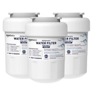 Amazon Basics Replacement Water Filter Cartridge Compatible with GE MWF Refrigerator, Pack of 3, Standard Filtration